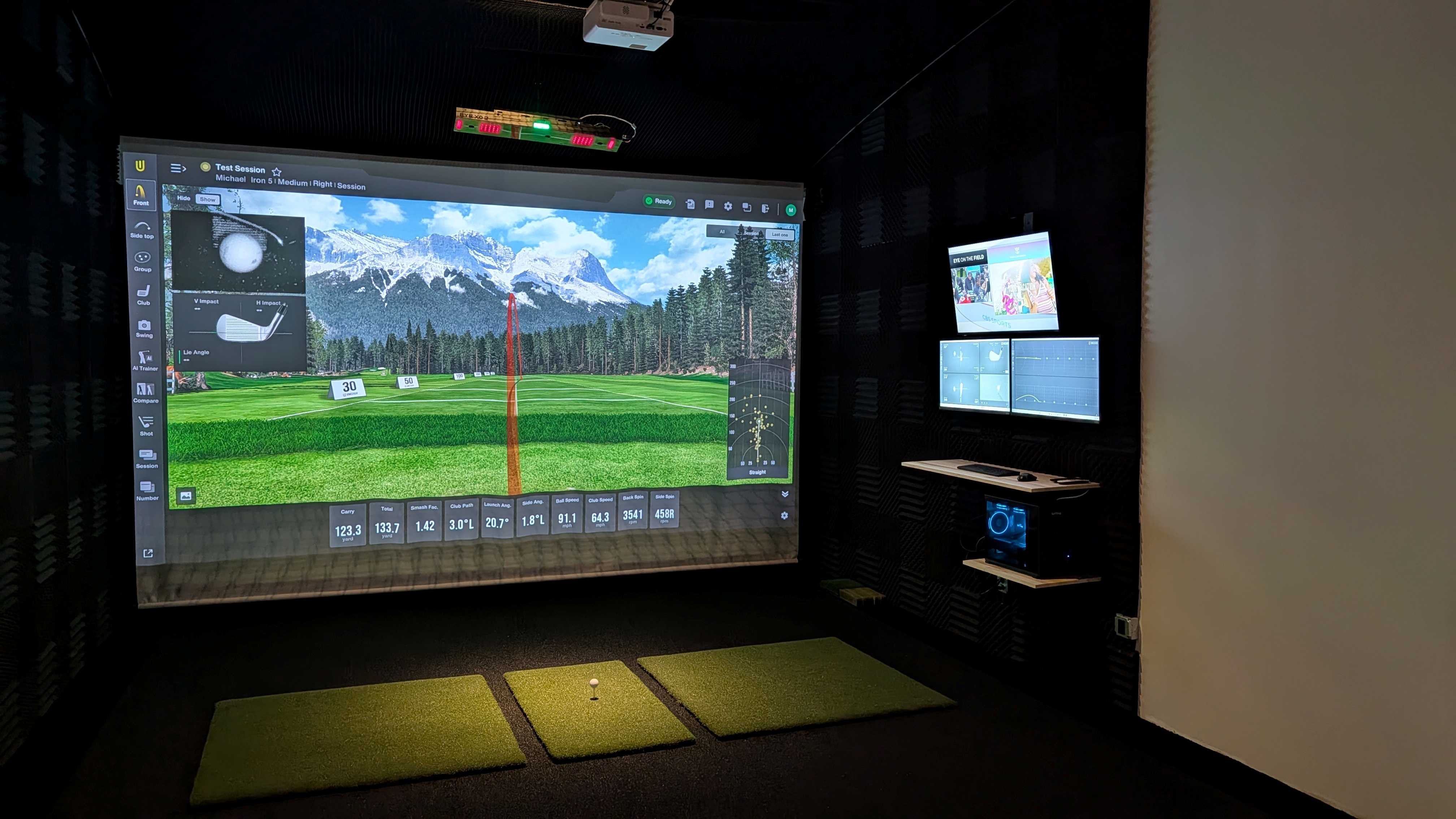 Bier Tee Golf Simulator Bay